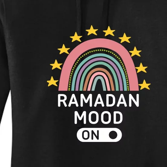 Rainbow Ramadan Mood On Gift Ramadan Mubarak Women's Pullover Hoodie