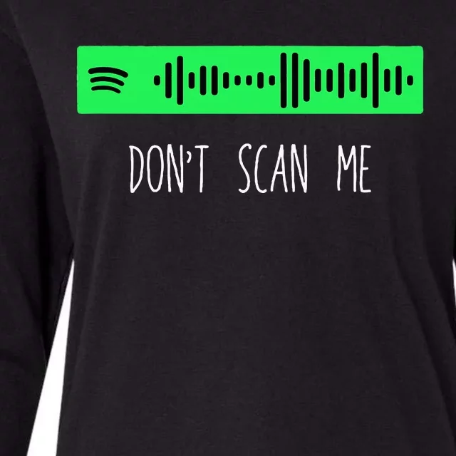 Rick Roll Music App Scan Code Funny Joke Qr Womens Cotton Relaxed Long Sleeve T-Shirt