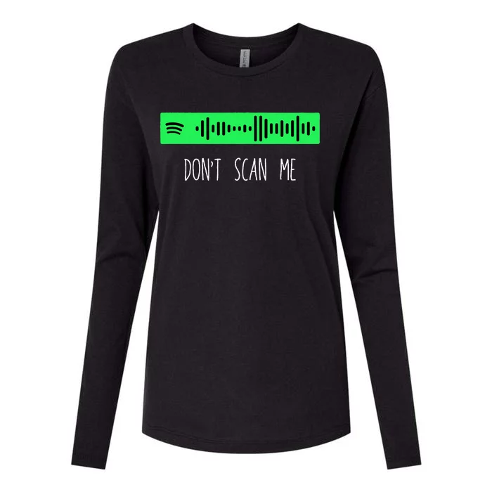 Rick Roll Music App Scan Code Funny Joke Qr Womens Cotton Relaxed Long Sleeve T-Shirt