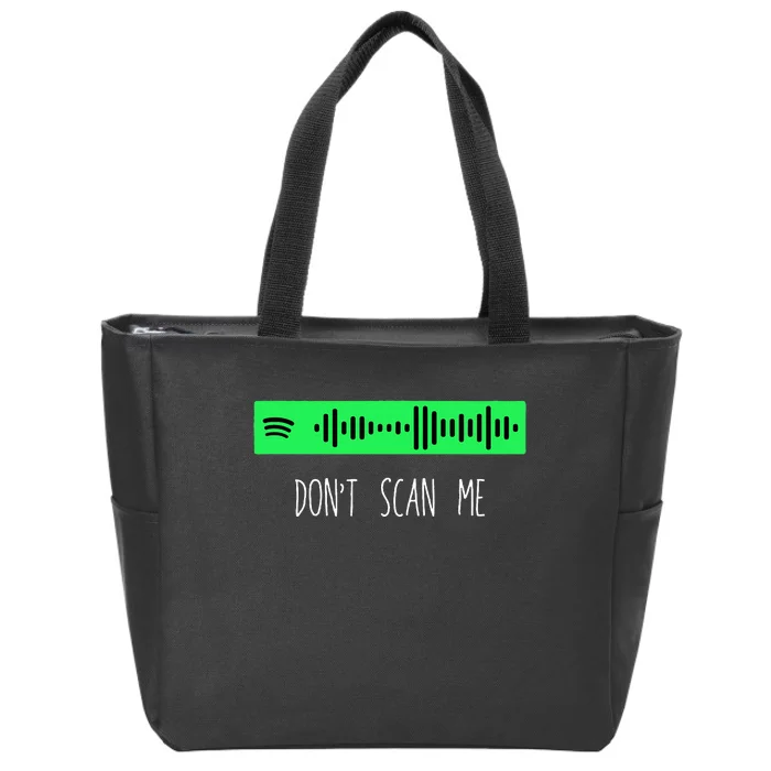 Rick Roll Music App Scan Code Funny Joke Qr Zip Tote Bag