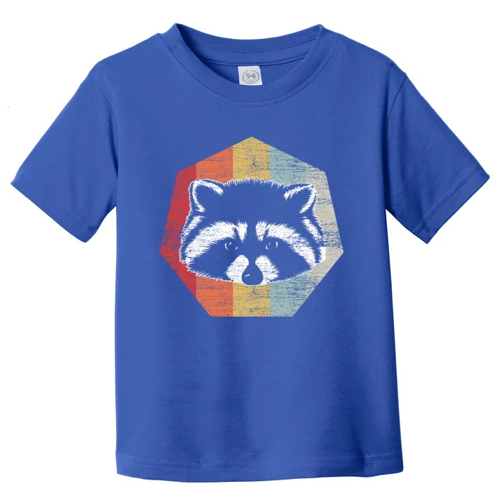 Retro Racoon Meaningful Gift Raccoon Trash Panda Funny Gift Toddler T-Shirt