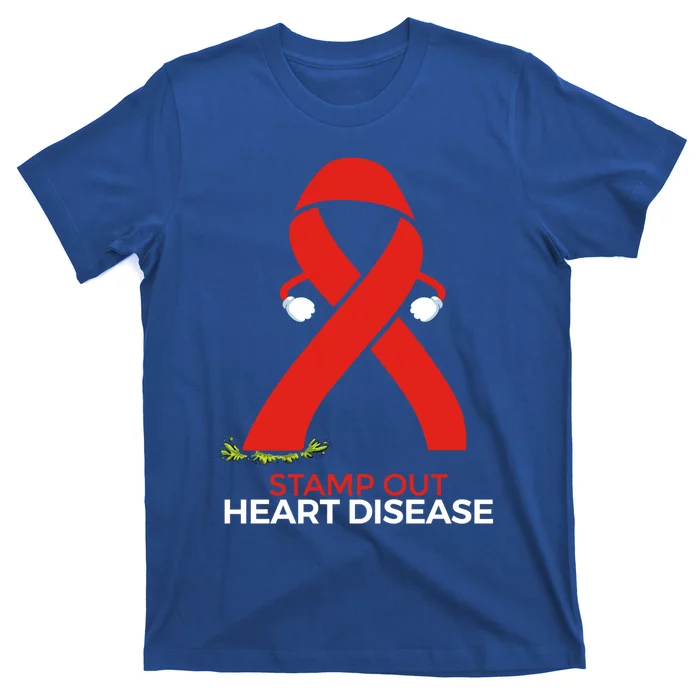 Red Ribbon Month Products Funny Gift For Heart Disease Awareness Gift T-Shirt