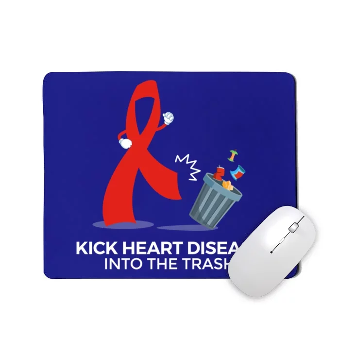 Red Ribbon Month Products Funny Gift For Heart Disease Awareness Gift Mousepad