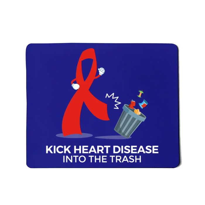 Red Ribbon Month Products Funny Gift For Heart Disease Awareness Gift Mousepad