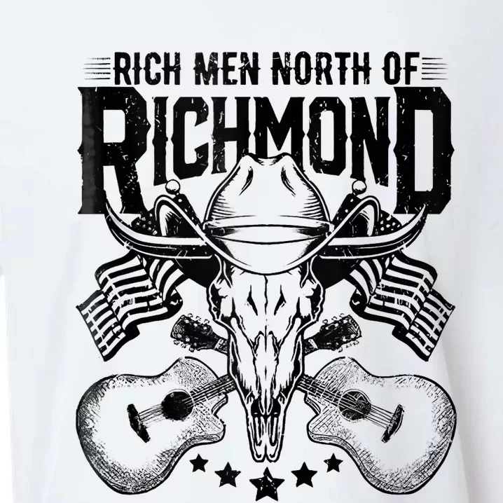 Retro Rich Men North Of Richmond Funny Flag USA T Sueded Cloud Jersey T-Shirt