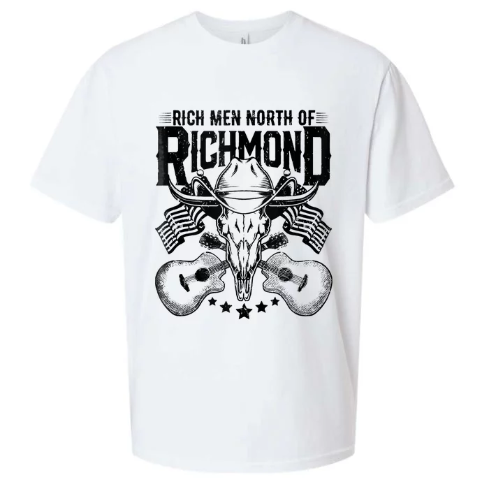 Retro Rich Men North Of Richmond Funny Flag USA T Sueded Cloud Jersey T-Shirt