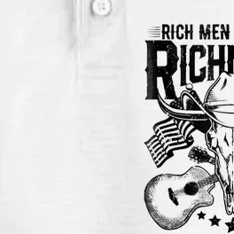 Retro Rich Men North Of Richmond Funny Flag USA T Dry Zone Grid Performance Polo