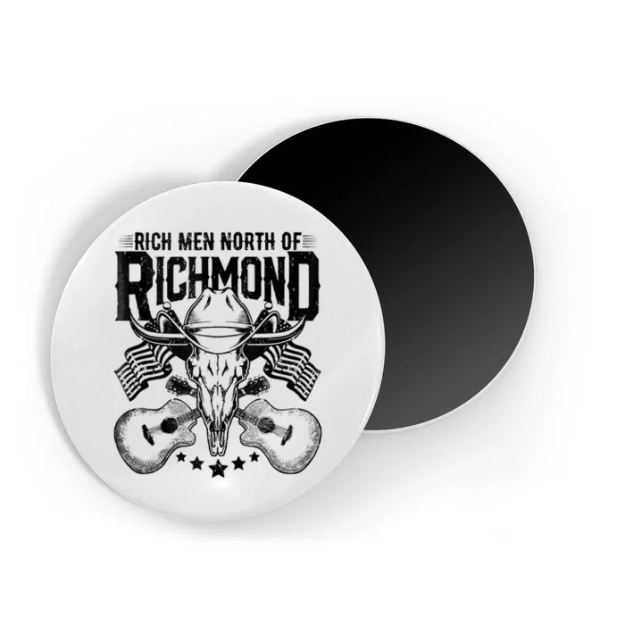 Retro Rich Men North Of Richmond Funny Flag USA T Magnet