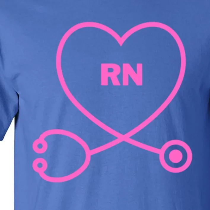 Rn (Registered Nurse) Heart Of A Nurse Collection Gift Tall T-Shirt