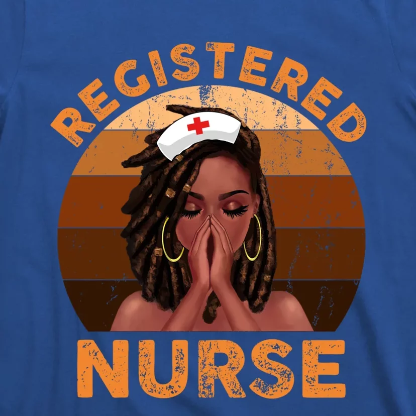 Retro Registered Nurse Black Magic Black History Month Gift T-Shirt