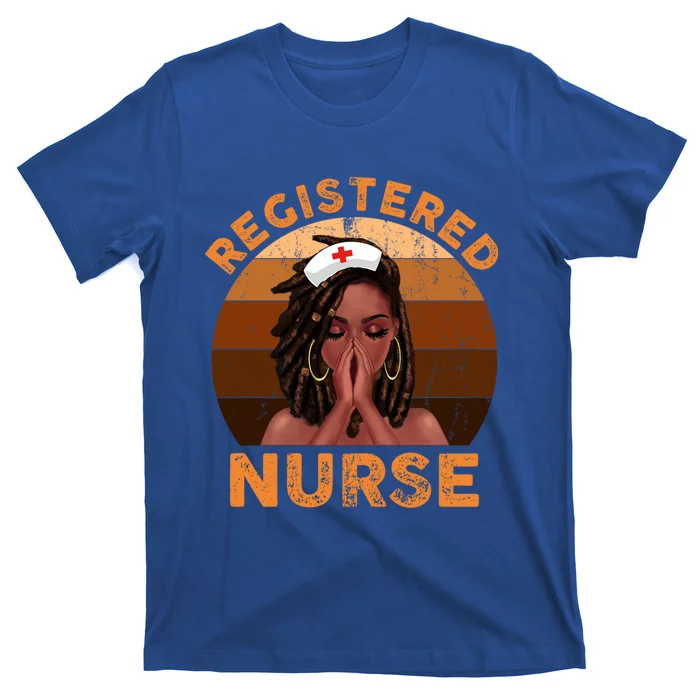 Retro Registered Nurse Black Magic Black History Month Gift T-Shirt