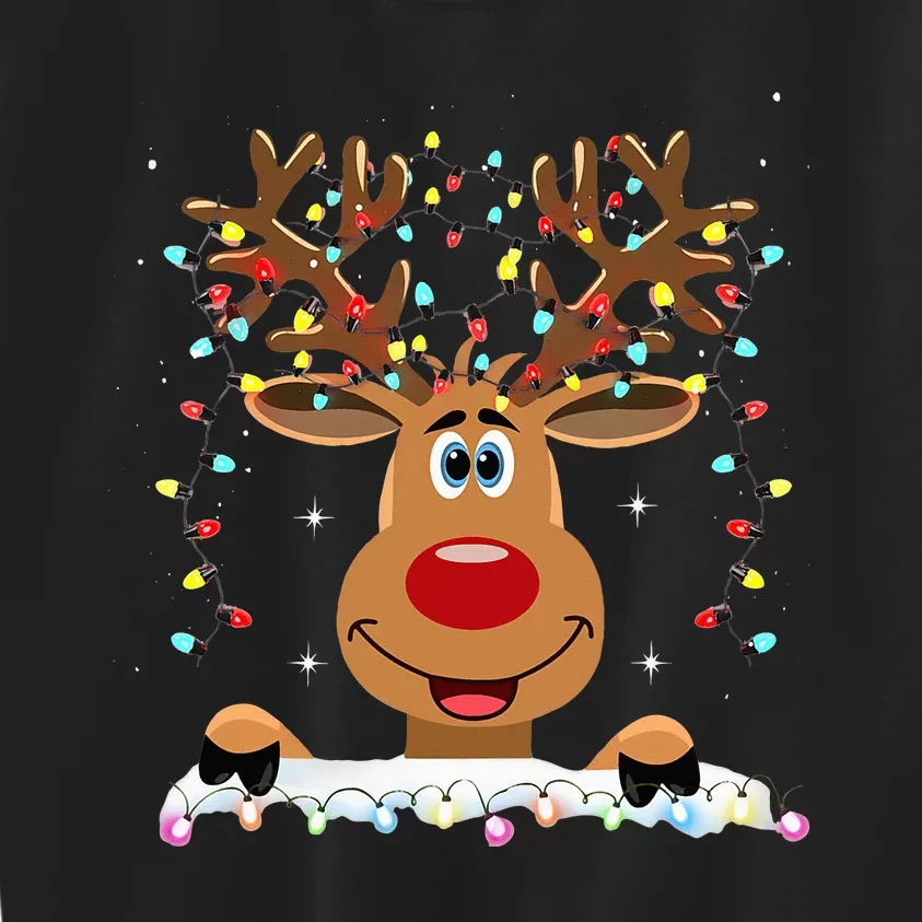 RUDOLPH Red Nose Reindeer Santa Xmas Kids Sweatshirt