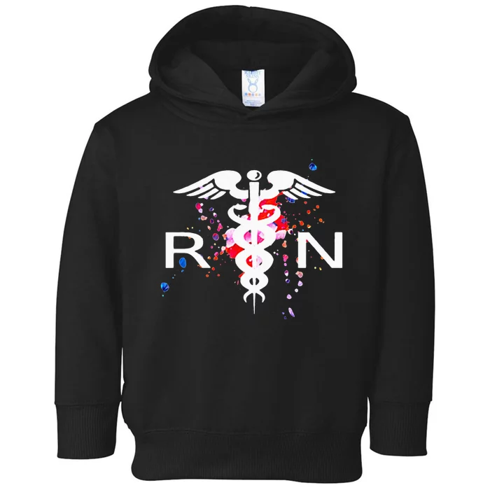 RN Registered Nurse Caduceus Symbol Toddler Hoodie