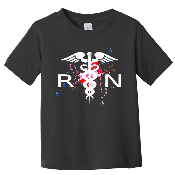 RN Registered Nurse Caduceus Symbol Toddler T-Shirt