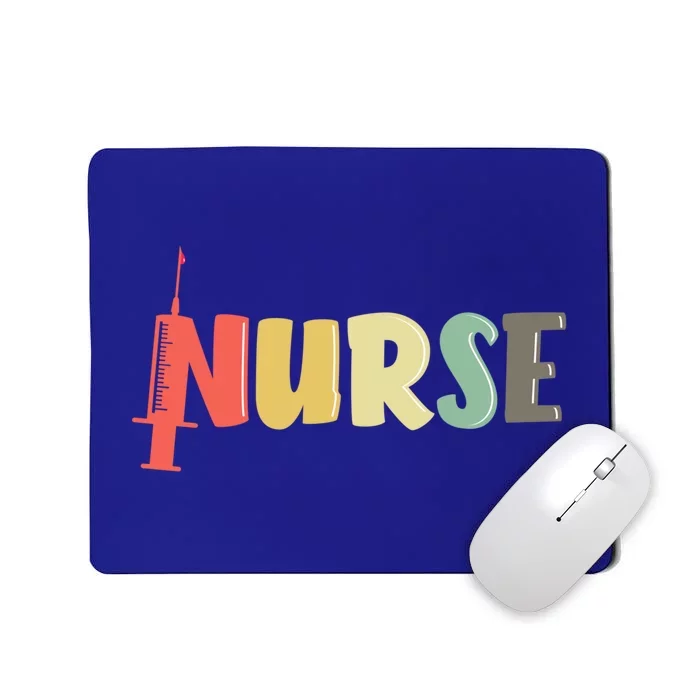 Retro Registered Nurse Cute Gift Vintage Hospital Nurse Great Gift Mousepad