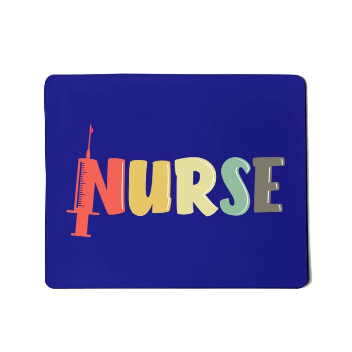 Retro Registered Nurse Cute Gift Vintage Hospital Nurse Great Gift Mousepad