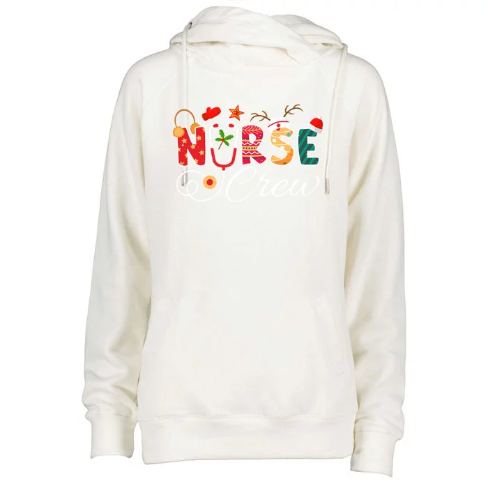 Rn Rescue Nurse Crew Funny Ugly Christmas Sweater Nursing Gift Womens Funnel Neck Pullover Hood