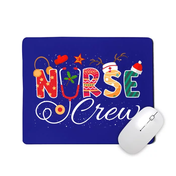 Rn Rescue Nurse Crew Funny Ugly Christmas Sweater Nursing Gift Mousepad