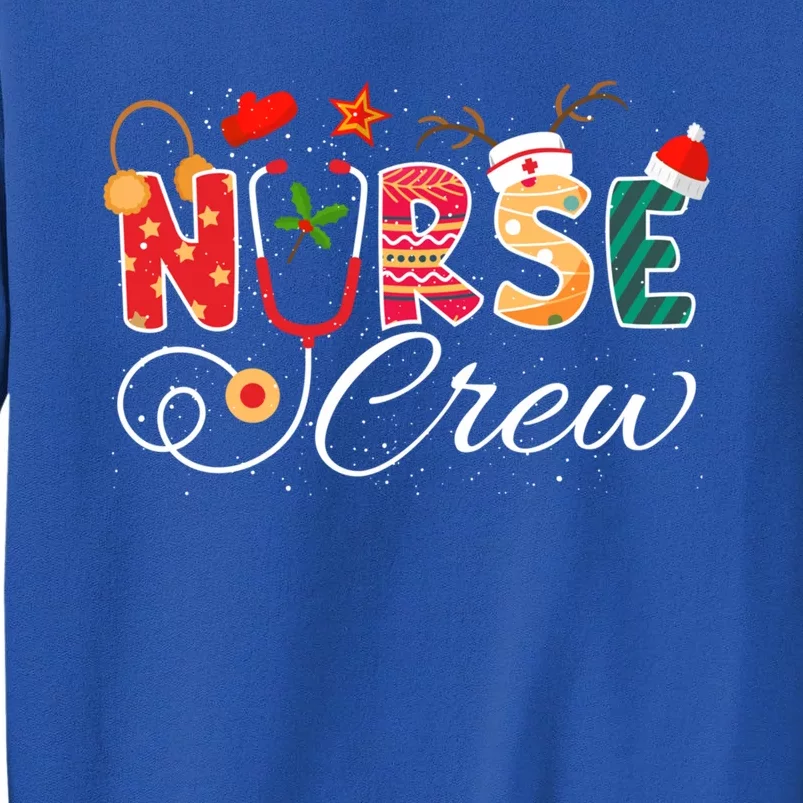 Rn Rescue Nurse Crew Funny Ugly Christmas Sweater Nursing Gift Tall Sweatshirt