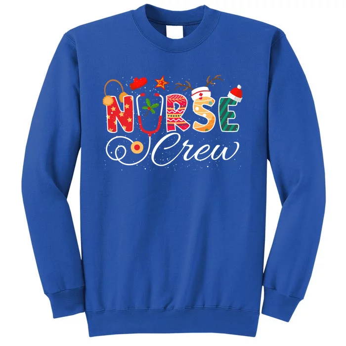 Rn Rescue Nurse Crew Funny Ugly Christmas Sweater Nursing Gift Tall Sweatshirt