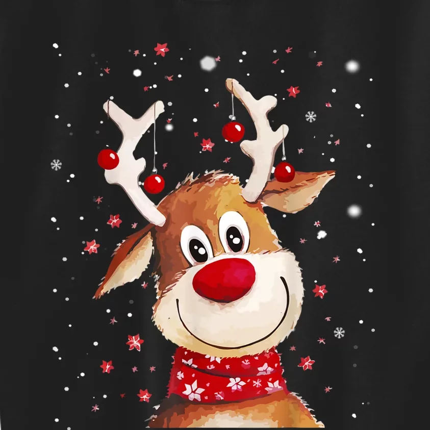 Rudolph Red Nose Santa ClausS Reindeer Kids Sweatshirt