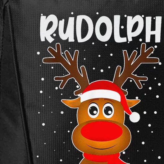 Rudolph Red Nose Reindeer Santa Christmas City Backpack