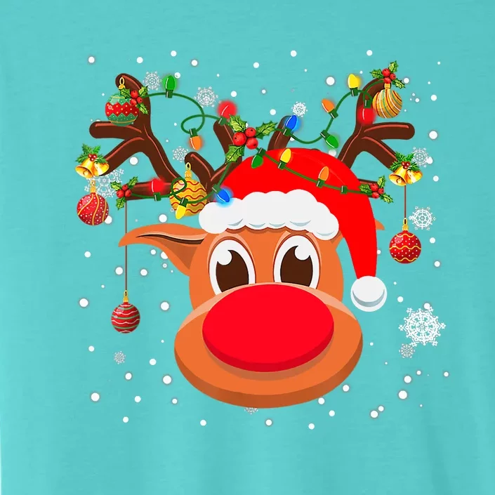 RUDOLPH Red Nose Reindeer Shirt Santa Christmas ChromaSoft Performance T-Shirt