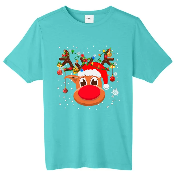 RUDOLPH Red Nose Reindeer Shirt Santa Christmas ChromaSoft Performance T-Shirt