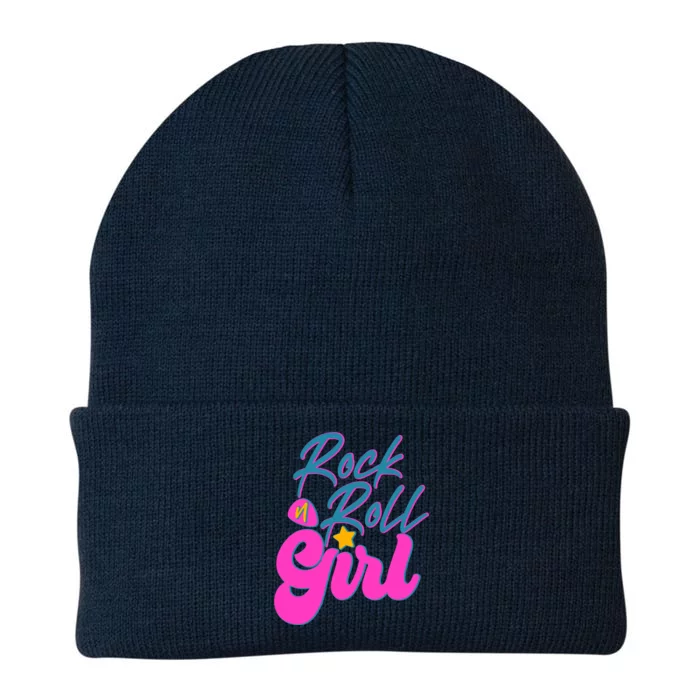 Retro Rock N Roll Girl Costume Knit Cap Winter Beanie