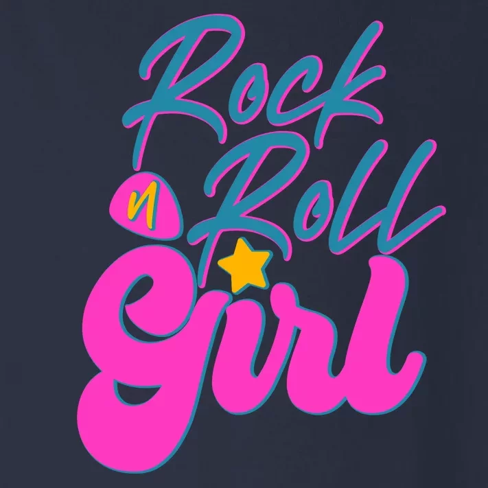 Retro Rock N Roll Girl Costume Toddler Long Sleeve Shirt