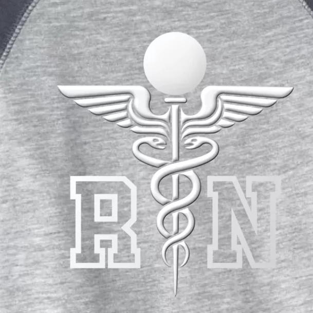 Rn Registered Nurse Caduceus Medical Symbol Gift Toddler Fine Jersey T-Shirt