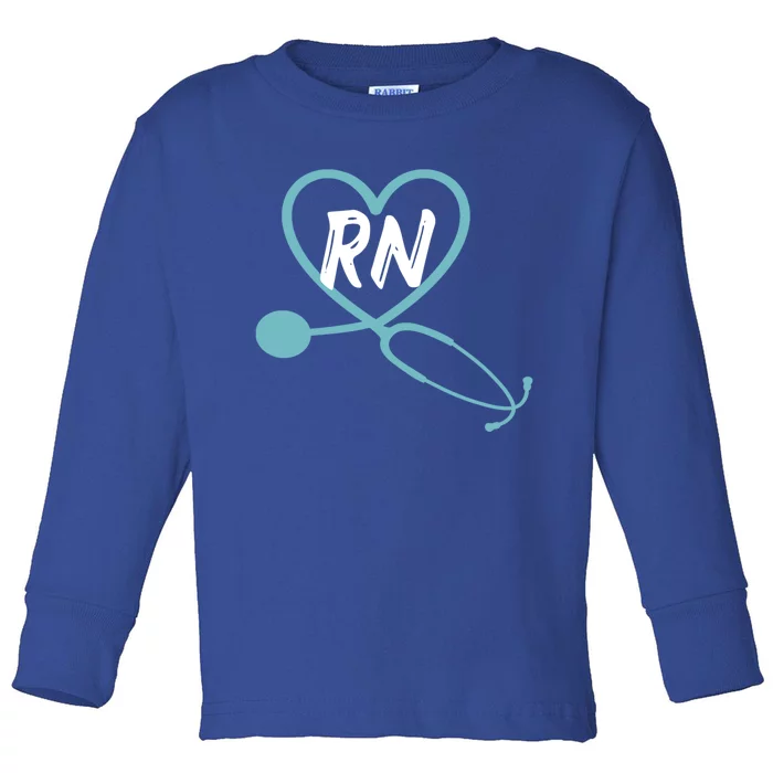 Rn Registered Nurse Profession Nursing Career Gift Toddler Long Sleeve Shirt