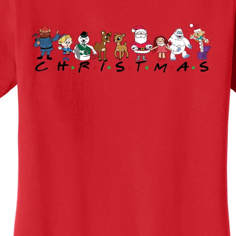 Rudolph Red Nosed Reindeer Christmas Friends Rudolph Christmas Women's T-Shirt