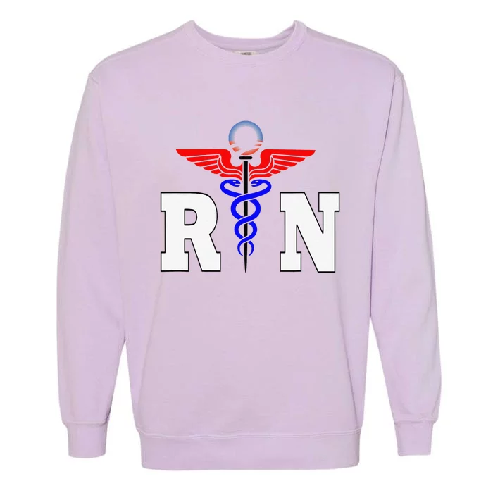 RN Registered Nurse Gift, Healthcare Professional, L Garment-Dyed Sweatshirt