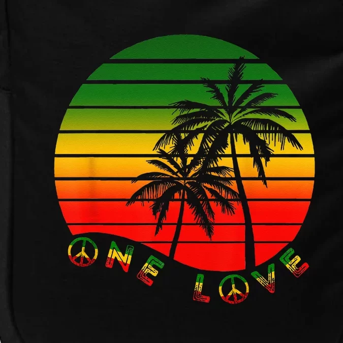 Rasta Reggae One Love Palms Reggaeton Rastafarian Pride Impact Tech Backpack