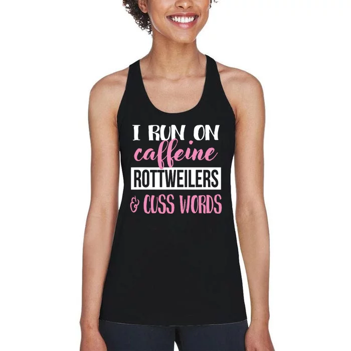 Rottweiler Women's Racerback Tank