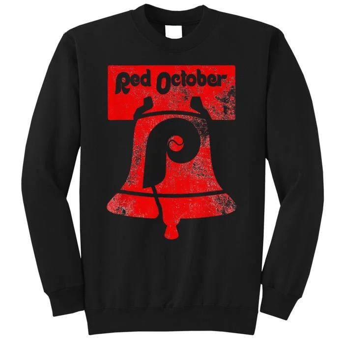 Retro Red October Philly Philadelphia Vintage Ring the bell Sweatshirt