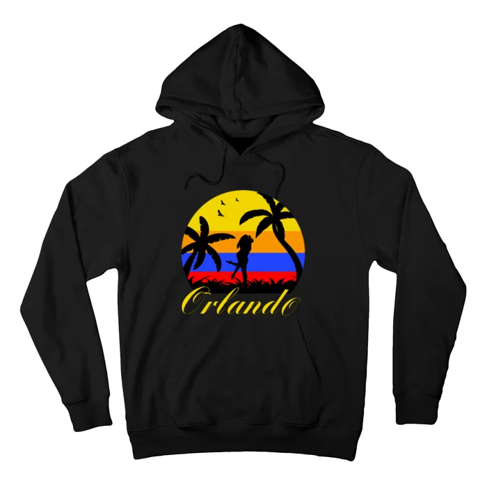 Retro Romantic Orlando Sunset Hoodie