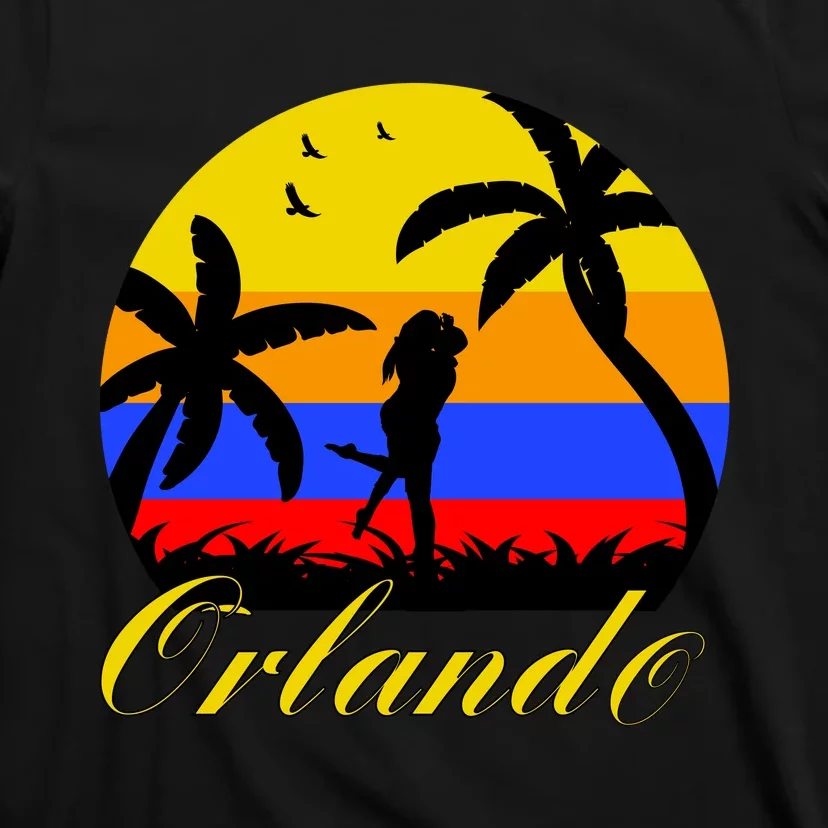 Retro Romantic Orlando Sunset T-Shirt