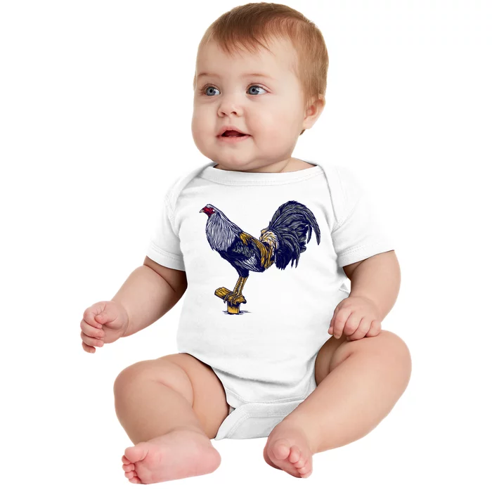 Rooster Baby Bodysuit