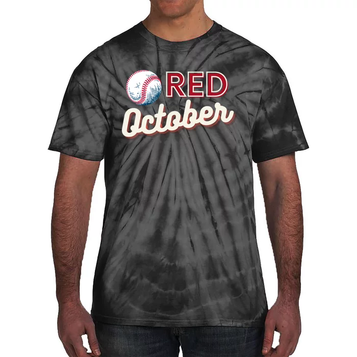 Retro Red October Philly_Philadelphia Vintage Tie-Dye T-Shirt