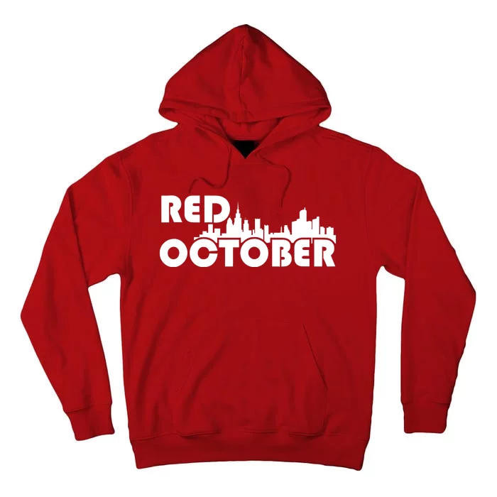 Retro Red October Philly_Philadelphia Vintage Tall Hoodie