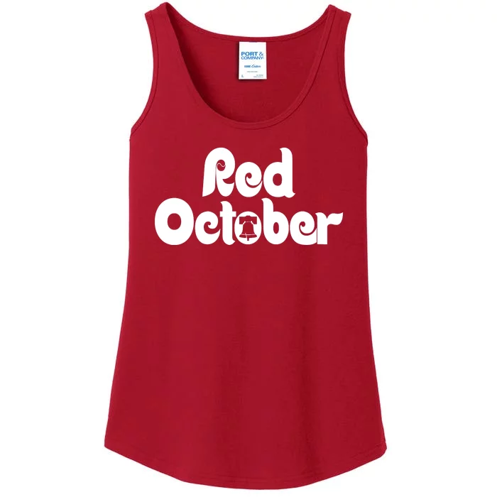 Retro Red October Philly_Philadelphia Vintage Ladies Essential Tank