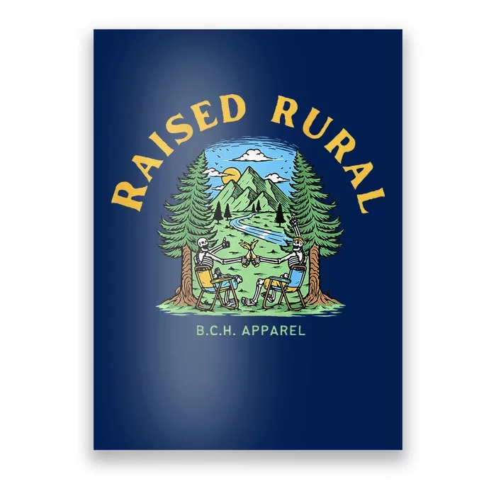 Raised Rural Outdoorsy Poster