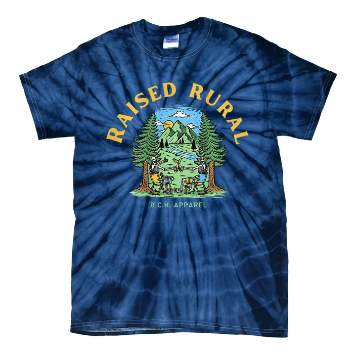 Raised Rural Outdoorsy Tie-Dye T-Shirt