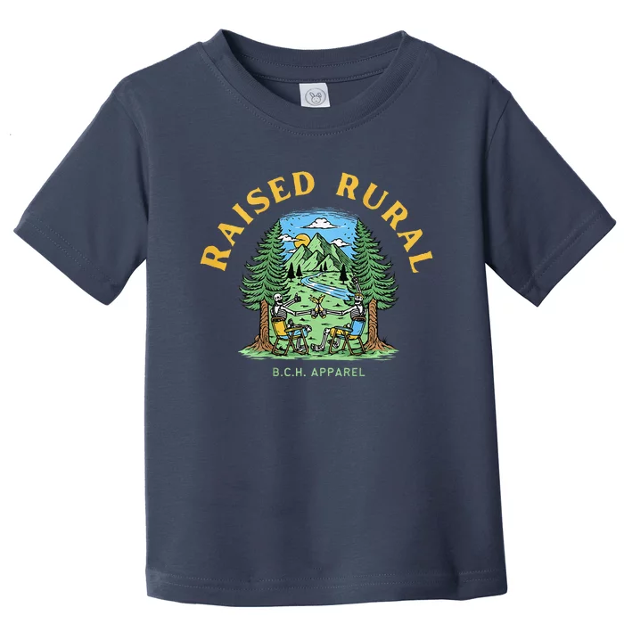 Raised Rural Outdoorsy Toddler T-Shirt