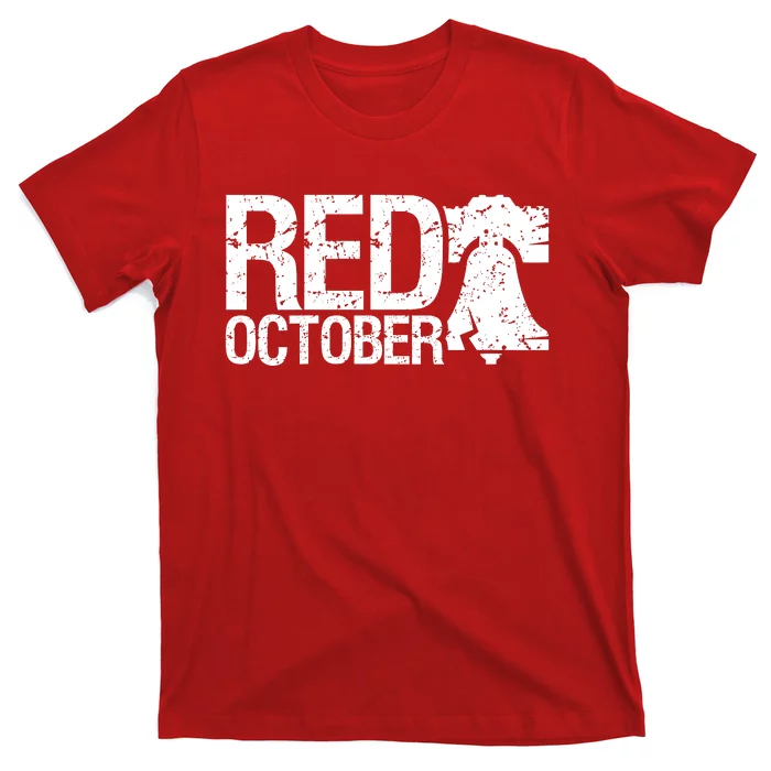 Retro Red October Philly_Philadelphia Vintage T-Shirt