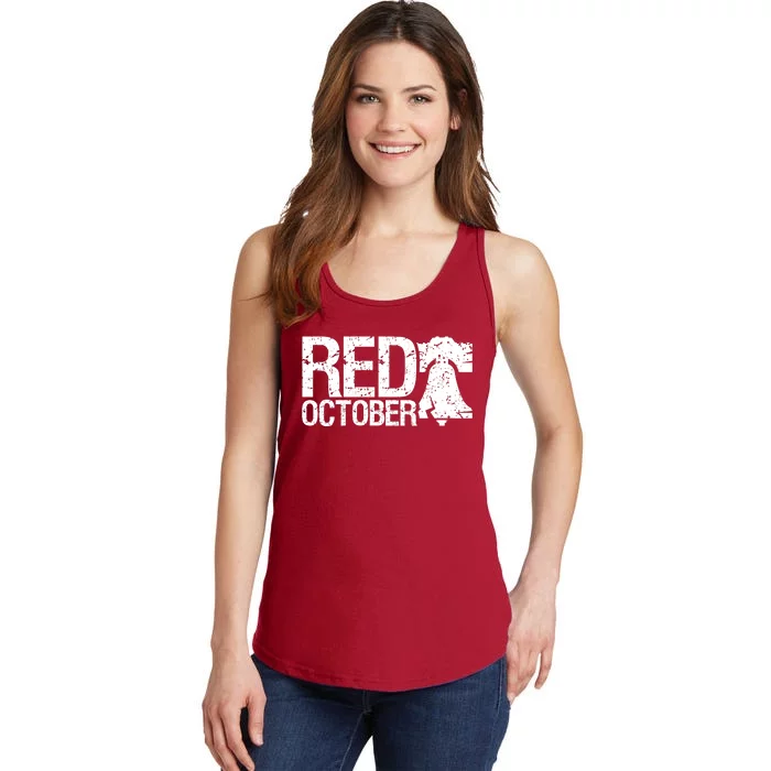 Retro Red October Philly_Philadelphia Vintage Ladies Essential Tank