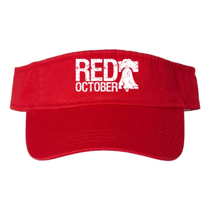 Retro Red October Philly_Philadelphia Vintage Valucap Bio-Washed Visor