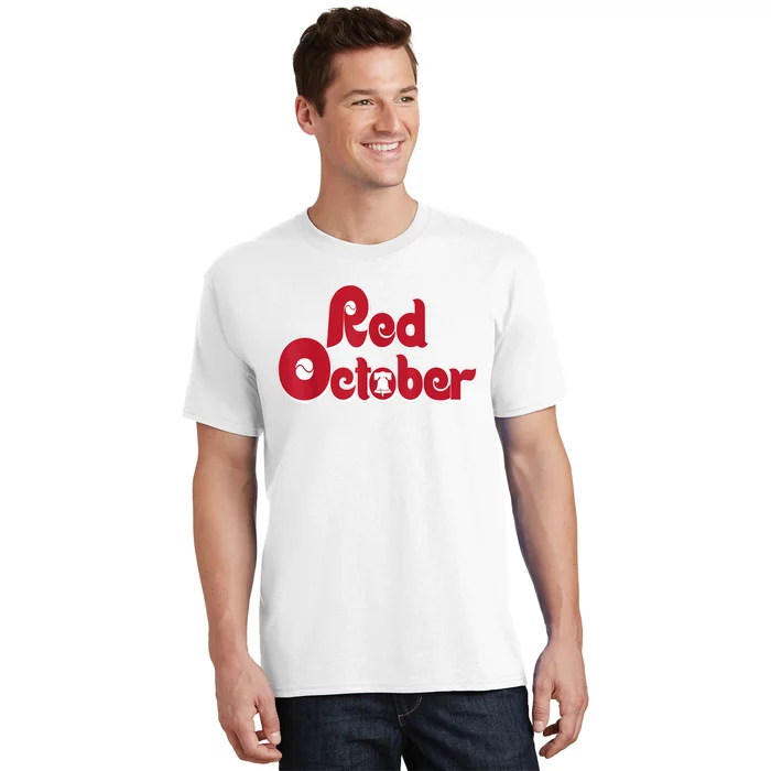 Retro Red October Philadelphia Vintage T-Shirt